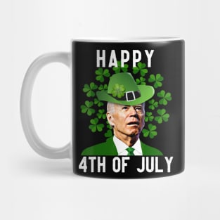 Funny Joe Biden Happy 4th Of July St Patricks Day Mug